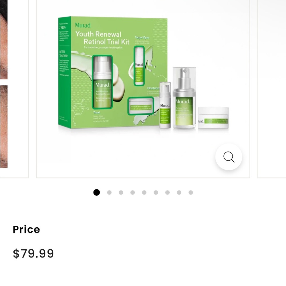 Murad Youth Renewal Retinol Trial Kit - Green and White - Picture 4 of 4